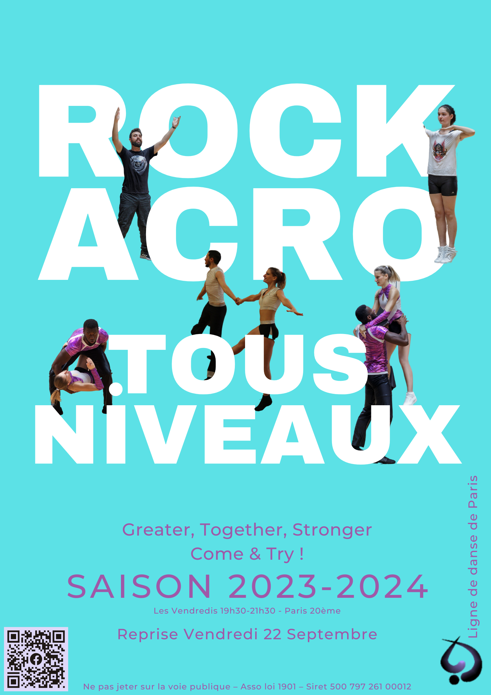 Ligne de danse - Rock Acrobatique - Paris - 2023-2024